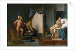 Apelles Painting Campaspe in the Presence of Alexander the Great by Jacques Louis David