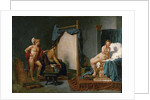 Apelles Painting Campaspe in the Presence of Alexander the Great by Jacques Louis David