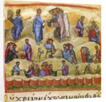 The Miracle of the Five Loaves and Two Fishes, 13th century by Byzantine Master