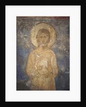Saint Alexius von Edessa, 12th century by Ancient Russian frescos