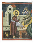 Christ Washing the Feet of the Apostles, 16th century by Byzantine Master
