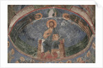 Christ Enthroned (Saviour of the World), 12th century by Ancient Russian frescos