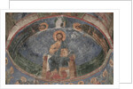 Christ Enthroned (Saviour of the World), 12th century by Ancient Russian frescos