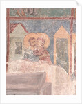 Meeting of Saints Joachim and Anne at the Golden Gate, 12th century by Ancient Russian frescos