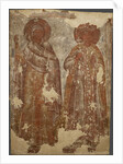The Holy Martyrs, 14th century by Ancient Russian frescos