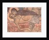 The Entombment of Christ, ca 1380 by Ancient Russian frescos