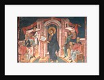 Christ in the synagogue of Nazareth, ca 1350 by Anonymous
