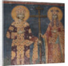 Exaltation of the Cross. Saints Constantine the Great and Helena, 1321-1322 by Anonymous