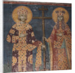 Exaltation of the Cross. Saints Constantine the Great and Helena, 1321-1322 by Anonymous