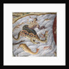 The Last Judgment. Detail: The sea gave up its dead, 1321-1322 by Anonymous