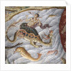 The Last Judgment. Detail: The sea gave up its dead, 1321-1322 by Anonymous