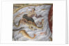 The Last Judgment. Detail: The sea gave up its dead, 1321-1322 by Anonymous