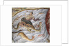 The Last Judgment. Detail: The sea gave up its dead, 1321-1322 by Anonymous