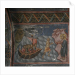Jesus Walks on Water. Christ Rescuing Peter from Drowning, 14th century by Anonymous