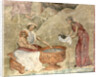 The washing of the child in the nativity scene, c. 1260-1270 by Anonymous