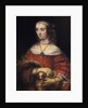 Portrait of a Lady with a Lap Dog, ca 1665 by Rembrandt van Rhijn