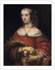 Portrait of a Lady with a Lap Dog, ca 1665 by Rembrandt van Rhijn