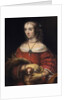 Portrait of a Lady with a Lap Dog, ca 1665 by Rembrandt van Rhijn