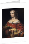 Portrait of a Lady with a Lap Dog, ca 1665 by Rembrandt van Rhijn