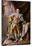 Portrait of the King George III of the United Kingdom in his Coronation Robes, ca 1770 by Ramsay
