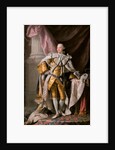 Portrait of the King George III of the United Kingdom in his Coronation Robes, ca 1770 by Ramsay