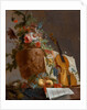 Still life with flowers and a violin, c. 1750 by Jean-Jacques Bachelier