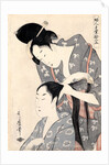 Hairdresser (Kamiyui), c. 1798 by Kitagawa Utamaro