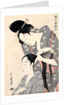 Hairdresser (Kamiyui), c. 1798 by Kitagawa Utamaro