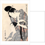 Hairdresser (Kamiyui), c. 1798 by Kitagawa Utamaro