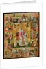 Saint Spyridon, Bishop of Trimythous with scenes from his life, Second Half of the 17th cen by Theodore Poulakis