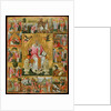 Saint Spyridon, Bishop of Trimythous with scenes from his life, Second Half of the 17th cen by Theodore Poulakis