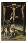 The centurion Longinus among the crosses of Christ and the two thieves, 1539 by Lucas Cranach the Elder
