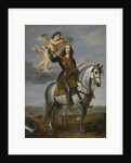 Equestrian portrait of Archduke Leopold Wilhelm of Austria, First Half of 17th cen by Jan van den Hoecke