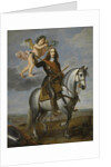 Equestrian portrait of Archduke Leopold Wilhelm of Austria, First Half of 17th cen by Jan van den Hoecke