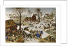The Census at Bethlehem (The Numbering at Bethlehem), First third of 17th cen by Pieter Brueghel the Younger
