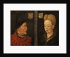 Portraits of of John The Fearless and Margaret of Bavaria, 16th century by Netherlandish master