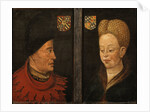 Portraits of of John The Fearless and Margaret of Bavaria, 16th century by Netherlandish master