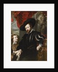 Portrait of Peter Paul Rubens with his son Albert, Mid of 17th cen by Peter Paul Rubens