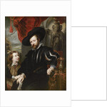 Portrait of Peter Paul Rubens with his son Albert, Mid of 17th cen by Peter Paul Rubens