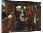 Central panel of the Triptych of Jan Floreins, 1479 by Hans Memling