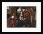 Central panel of the Triptych of Jan Floreins, 1479 by Hans Memling