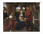 Central panel of the Triptych of Jan Floreins, 1479 by Hans Memling