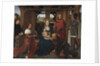 Central panel of the Triptych of Jan Floreins, 1479 by Hans Memling