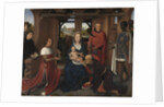 Central panel of the Triptych of Jan Floreins, 1479 by Hans Memling