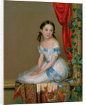 Girl with a cashmere scarf (Portrait of Princess Abamelek-Lazareva), after 1839 by Robert Schwede