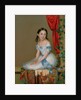 Girl with a cashmere scarf (Portrait of Princess Abamelek-Lazareva), after 1839 by Robert Schwede