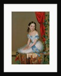 Girl with a cashmere scarf (Portrait of Princess Abamelek-Lazareva), after 1839 by Robert Schwede