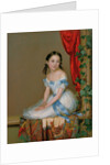 Girl with a cashmere scarf (Portrait of Princess Abamelek-Lazareva), after 1839 by Robert Schwede