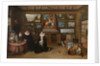 The Kunstkammer with a married couple and their son, First third of 17th cen by Frans Francken the Younger