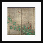 Summer and autumn flower plants. (Part of the pair of two-fold screens) by Sakai Hoitsu